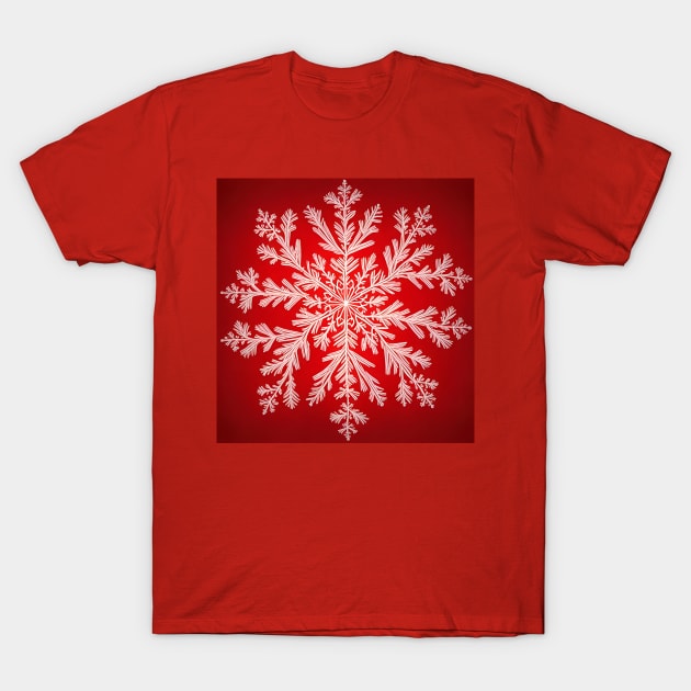 Snowflake T-Shirt by FineArtworld7